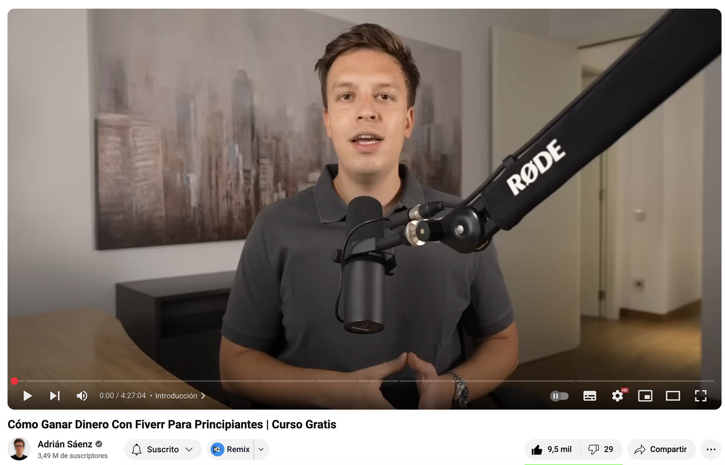 Curso gratuito con Adrián Sáenz